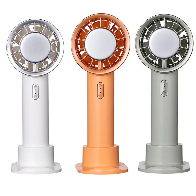 

Mini Handheld Fan Semiconductor Refrigeration 2200Mah Battery USB Rechargeable Hand Fan Cooling Air Cooler