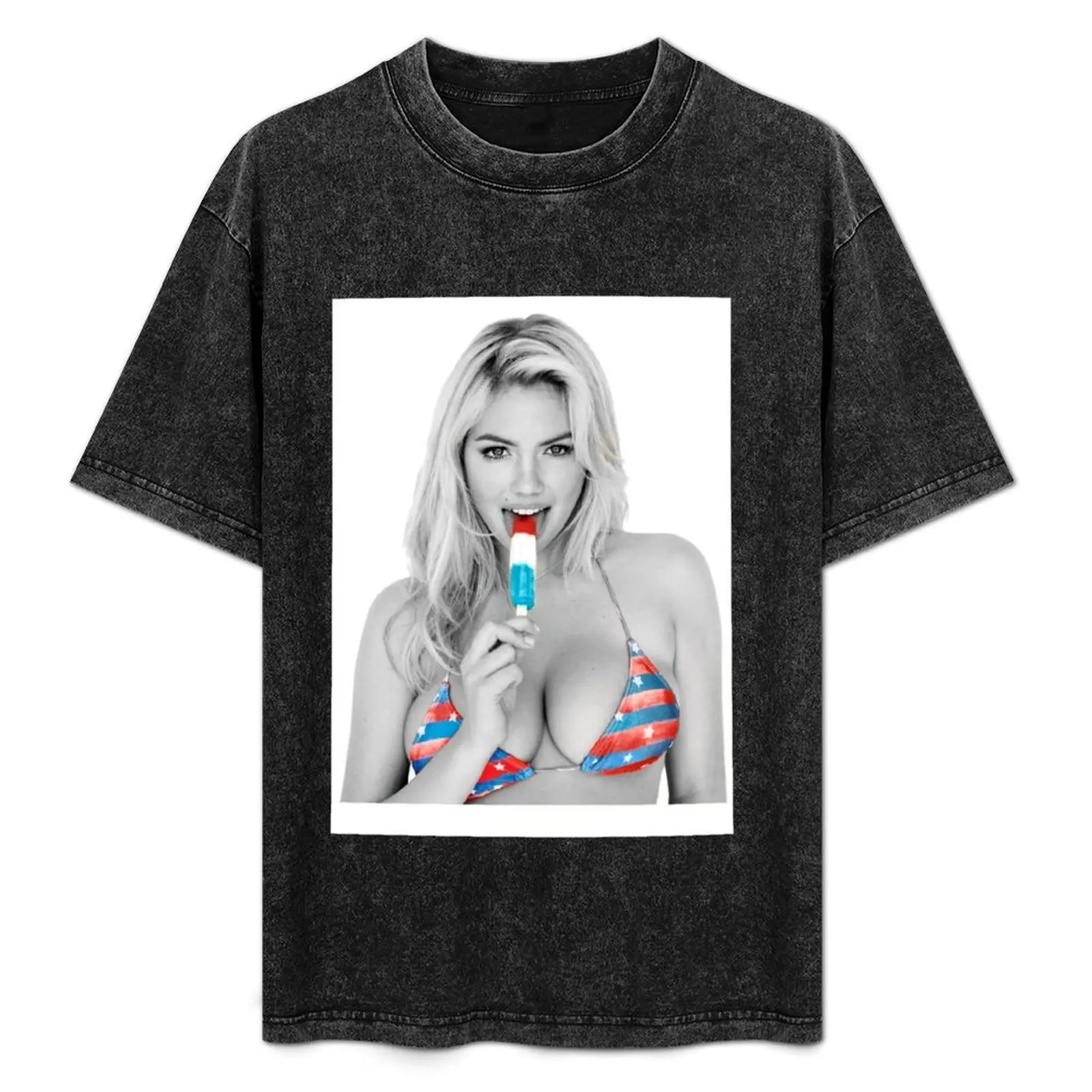 

Kate Upton T-Shirt Soft Stretch Short Sleeve Top