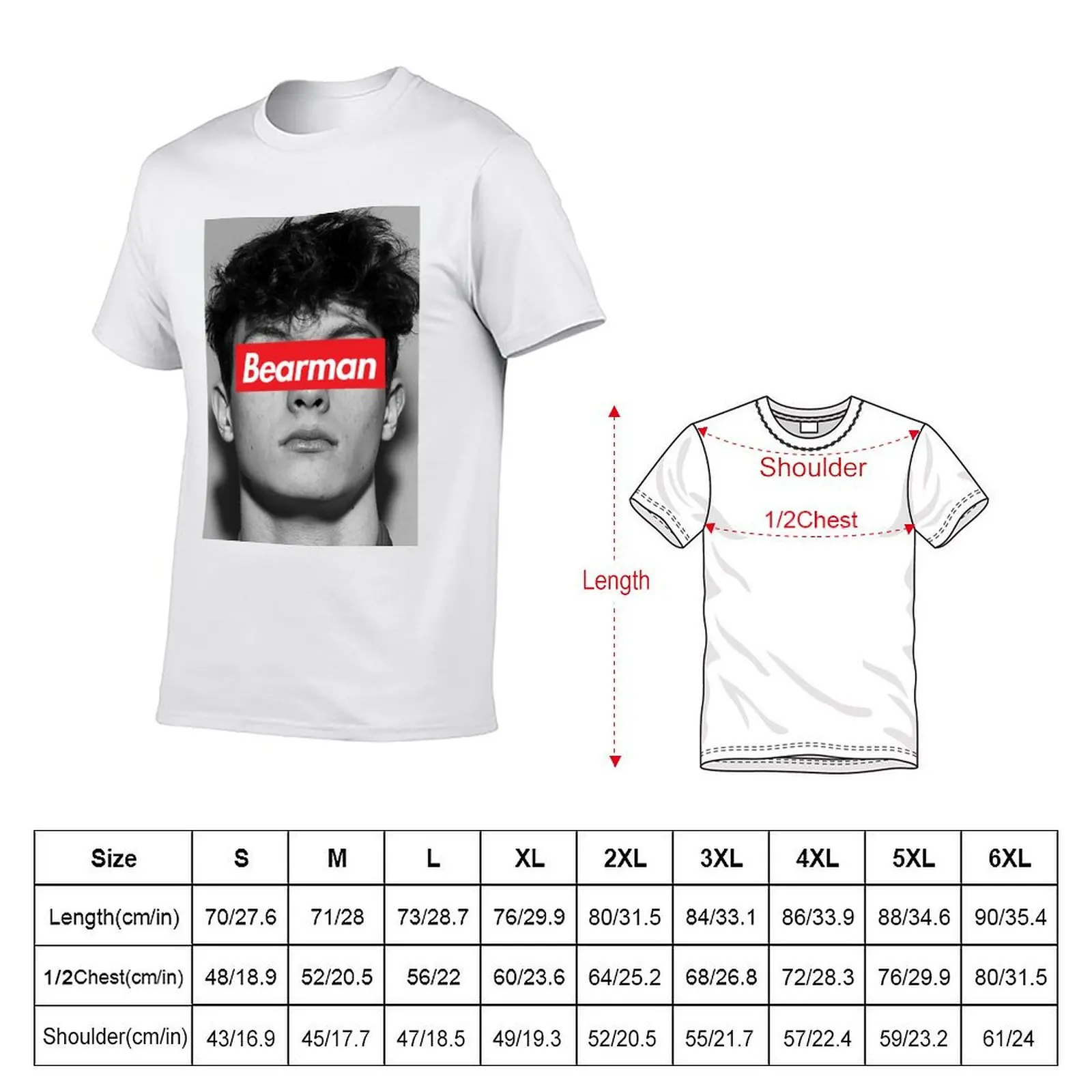 تي شيرت Ollie Oliver Bearman (صورة) على الموضة الكورية قمصان أنيمي للرجال