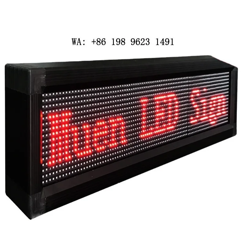 P10 Outdoor Full Color Door Head LED Unit Board IP65 Waterproof Panel for Store Front Commercial Advertising Display Screen