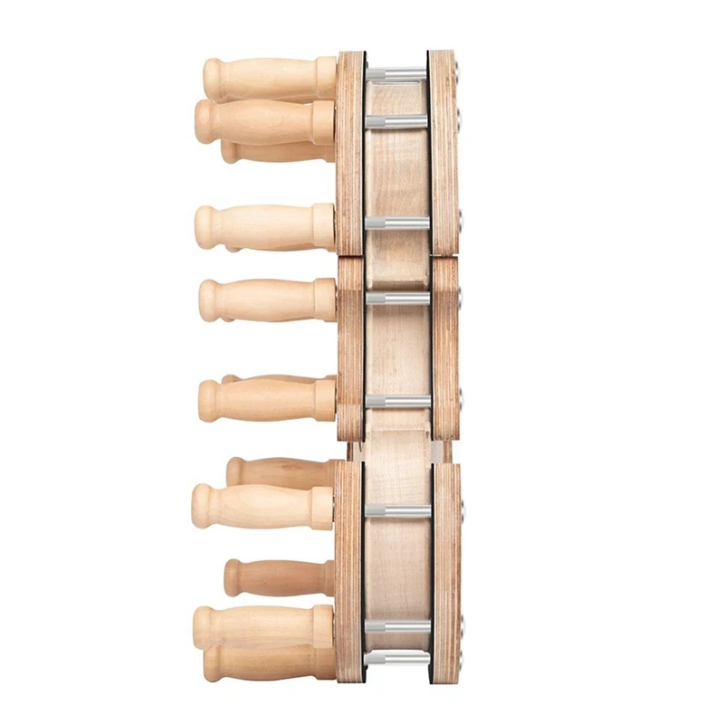 1 Set Violin Viola Solid Wood Clamps Violin Fixed Clips Top&Back Clamp Violin Making Repair Gluing Tools Clips-ABWY