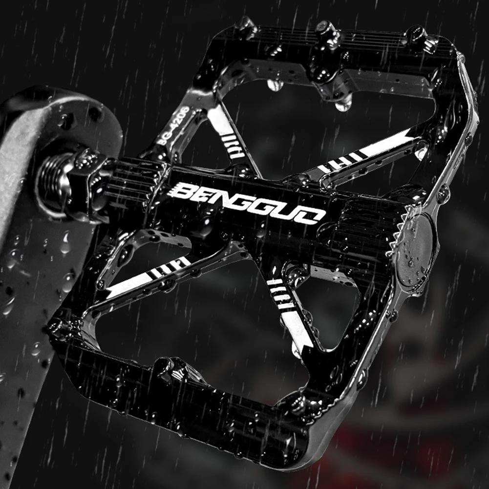 

Велосипедная сверхлегкая педаль с двойным подшипником DU, велосипедная широкая педаль из алюминиевого сплава, велосипедная платформа, педаль для езды на открытом воздухе