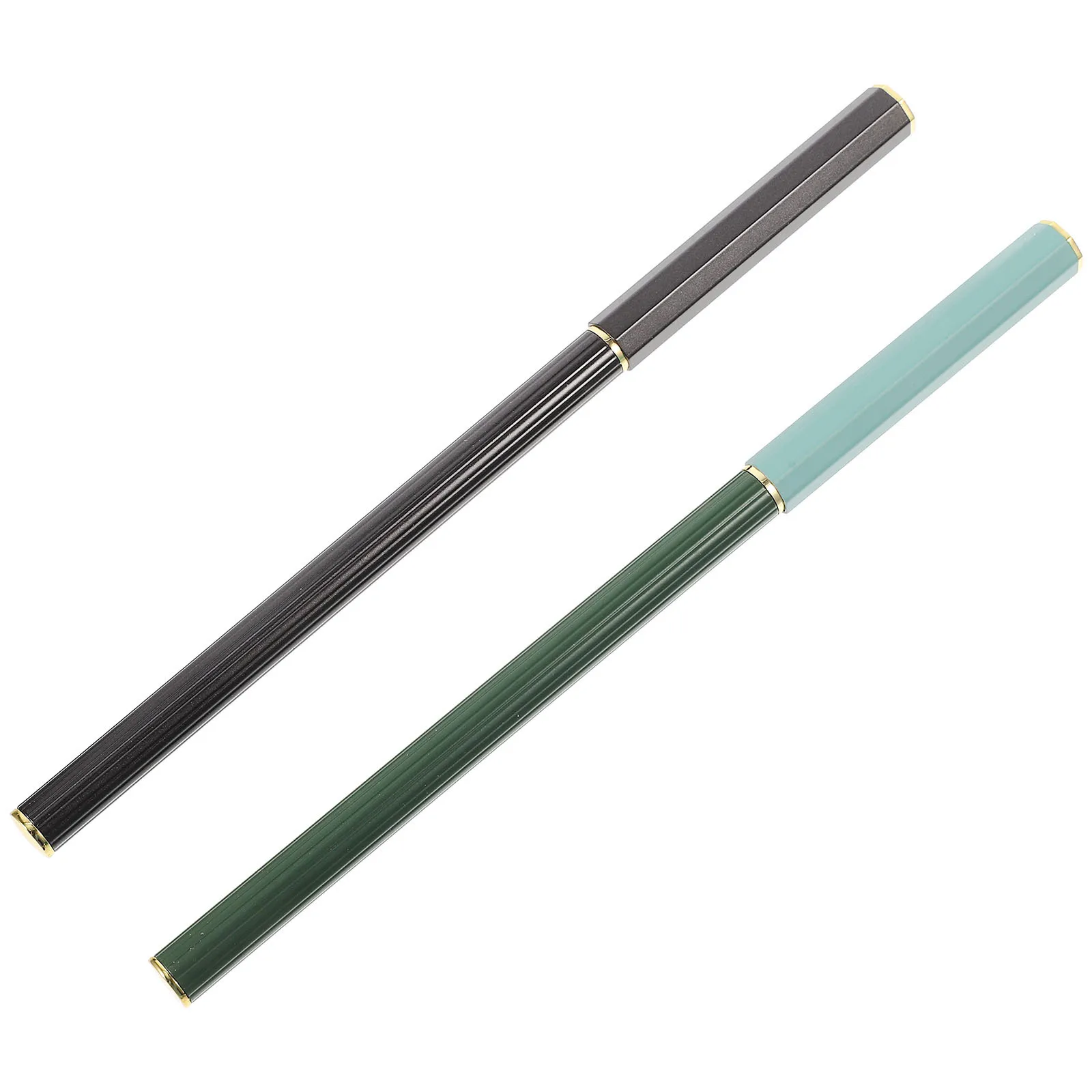 

2pcs Brush Pens Calligraphy Pen Style Chinese Writing Drawing Tool Ink Reservoir For Beginners Professionals Watercolor Painting