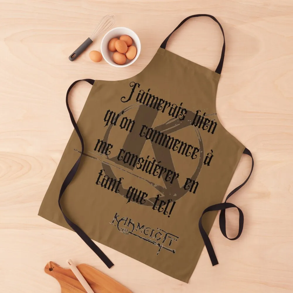 Quote Kaamelott As such! Apron New year's Hairdresser kitchen clothes christmas kitchen cloths Apron