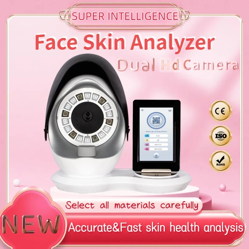 

Aisia 3D Smart Magic Mirror 8 Spectral Skin Analyzer Machine Scanner Testing Skin Moisture Detection