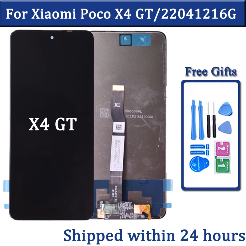 6.6\'\' For Xiaomi POCO X4 GT LCD Display Touch Screen Digitizer LCD Replacement Parts For POCO X4 GT 22041216G Display