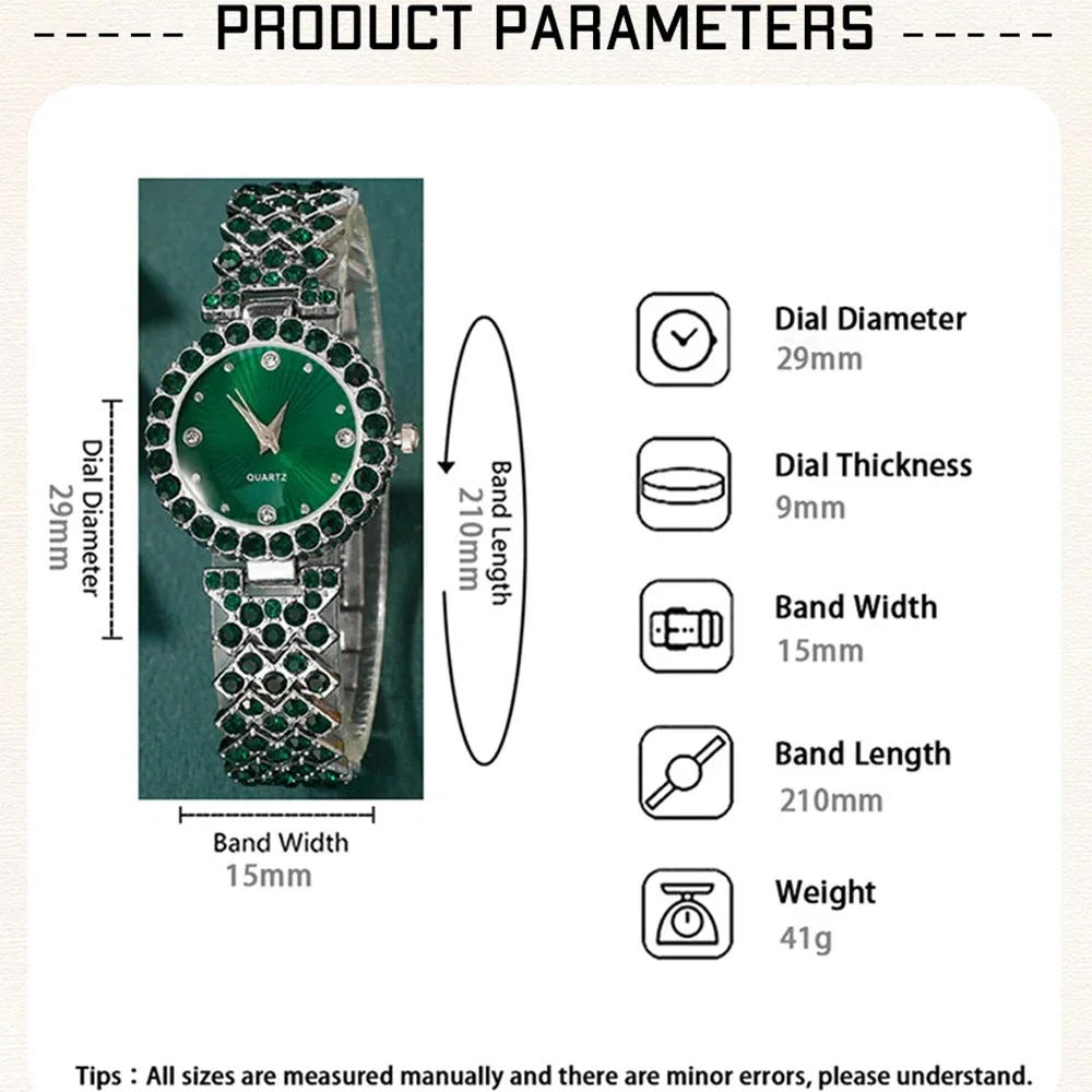 Orologi moda donna cuore strass anello collana orecchino gioielli Set abito di lusso orologio da polso al quarzo semplice elegante orologio Gif