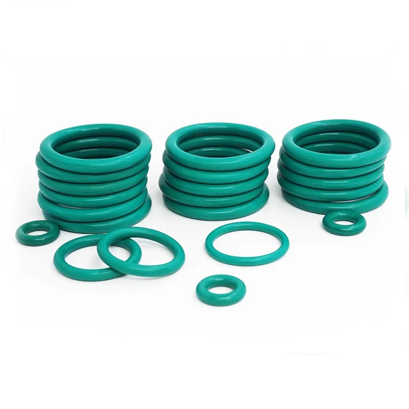 CS 1.9 مم، الأخضر FKM O حلقة الختم سمك جوانات الزيت، OD 5-220 مم حلقات O المطاط الفلور، القطر الخارجي × قطر السلك #4