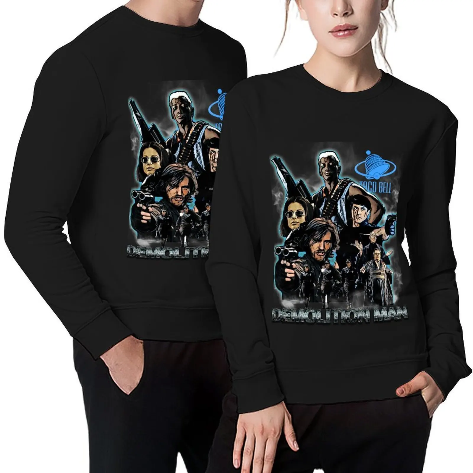 

Demolition man Pullover aesthetic clothing autumn mens clothes graphic t shirts men new in hoodies & sweat-shirt