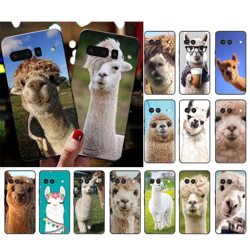 Alpaca Llamas Phone Case For Google Pixel 9 Pro XL 9 8 7 Pro 8A 7A 7 6A 6 Pro Pixel 4 3 XL 5 6 4A