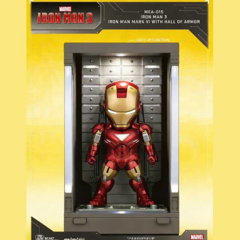 Marvel Blind Box Marvel Figures Avengers Iron Man 3 Armor Garage - Iron Man Mk6 Décoration de bureau tendance Cadeau de collection pour les fans de Marvel Cadeau d'anniversaire pour petit ami/petite amie