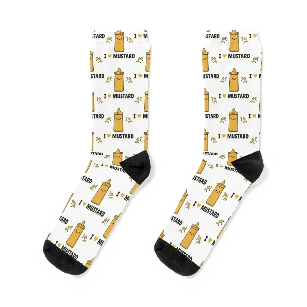 

I Love Mustard Socks summer sports stockings cycling set Boy Socks Women's