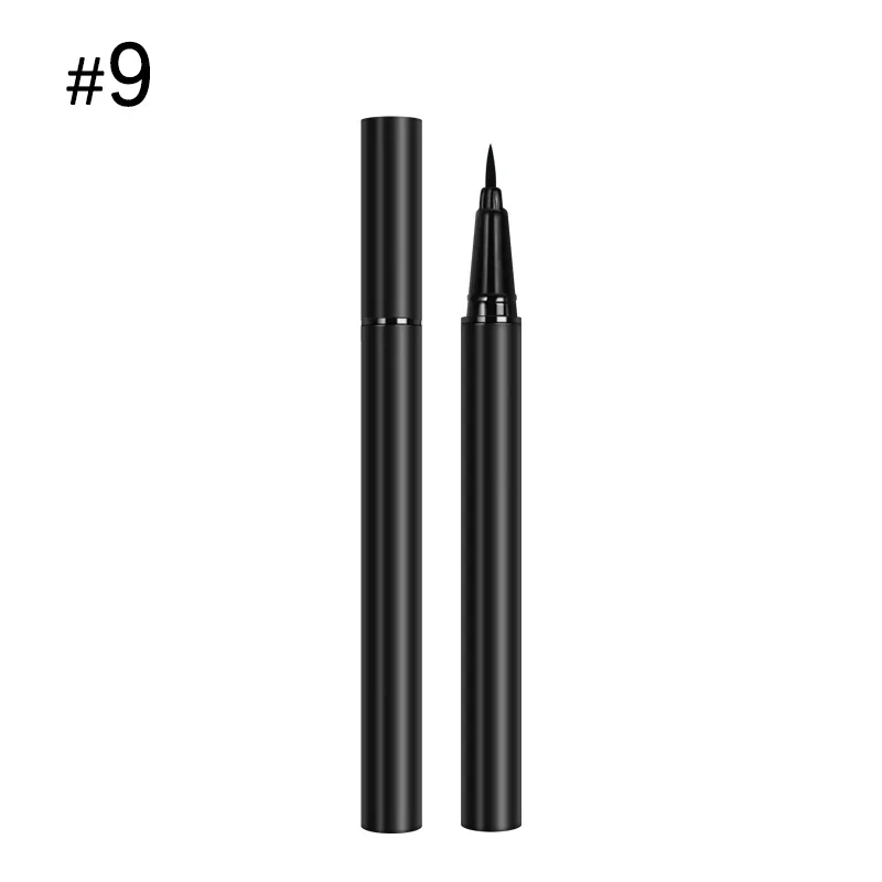 No Logo Matte Liquid Eyeliner Waterproof Lasting Colorful Red Brown Quickily Drying Eyeliner