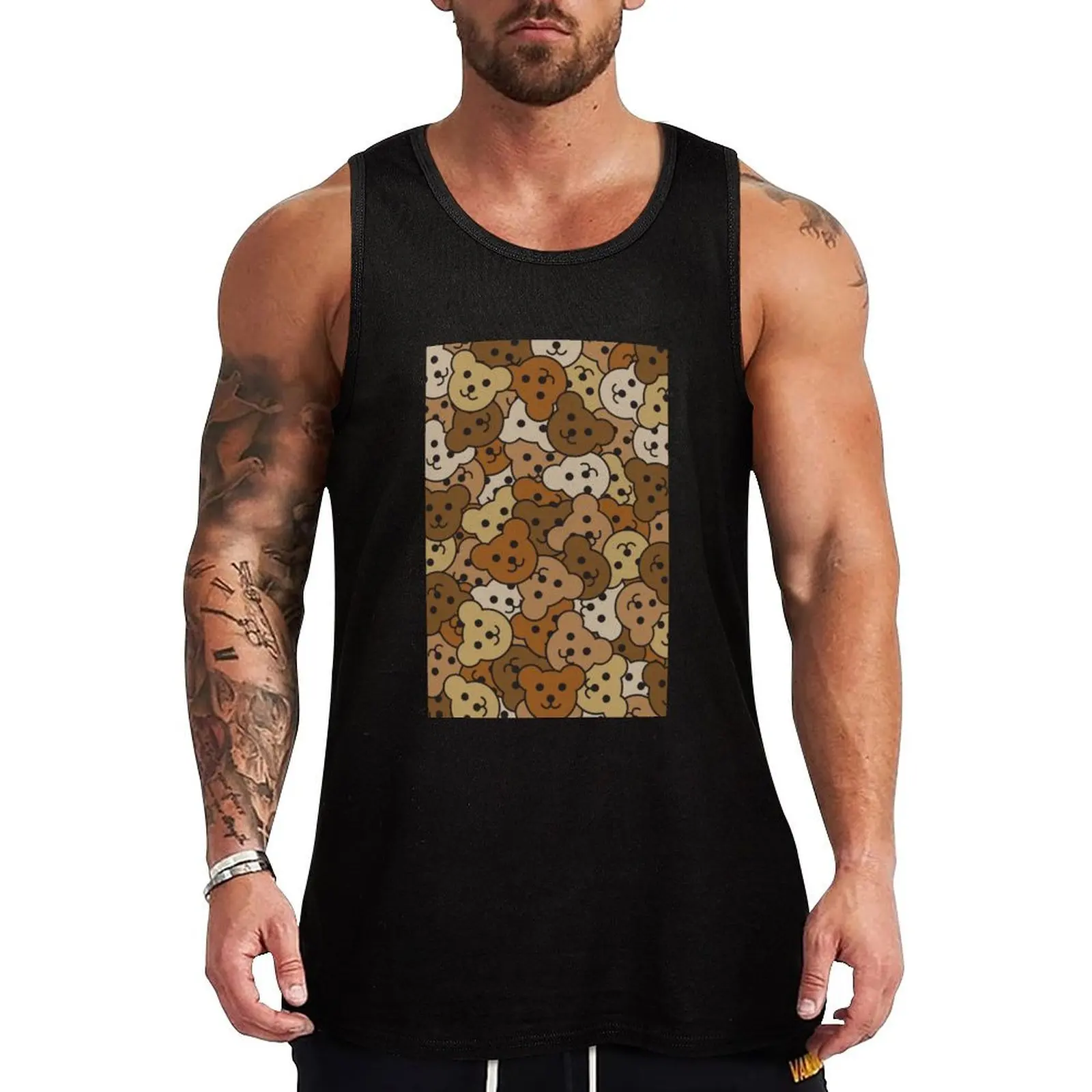 

Jumble Teds Tank Top mens gym clothes sleeveless jackets gym Men's t-shirts