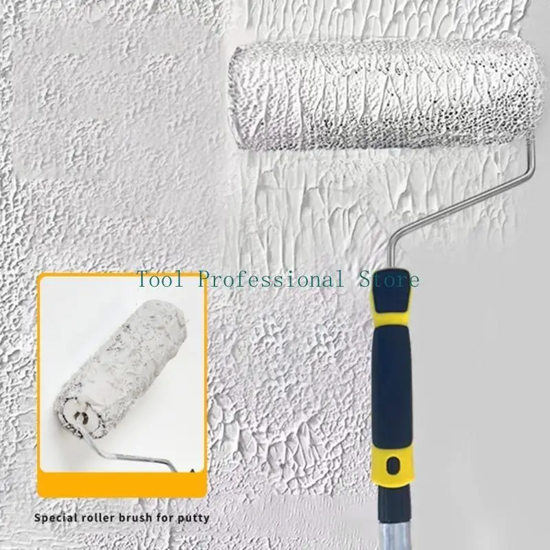 57qf 9 pouces Brosse murale Rouleau commode facile à utiliser Brosse murale 9 pouces durable