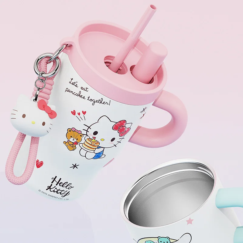 X&W Sanrio  Stainless Steel Insulated Cup 500ml with Lifting Rope Suitable for Insulation/Cold Coffee Beverage Cup Travel/Office - view 4