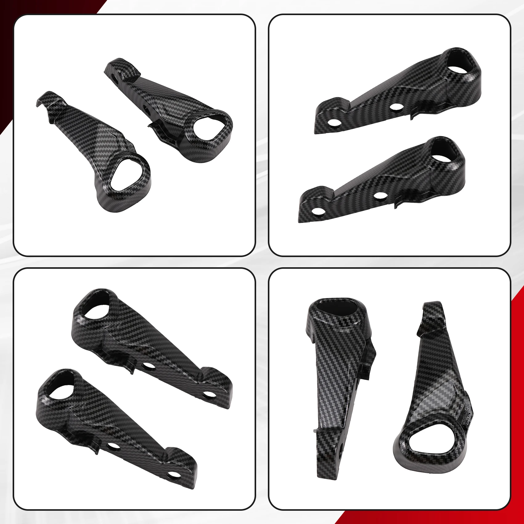 

A58X-Motorcycle Turn Signal Cover Cowl Panel Cap Housing Front Side Nose Fairing For MT-03 MT 03 2021-2023 MT03