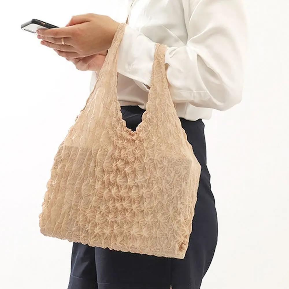 Multi Purpose Magic Expansion Bag Mini Pleated Storage Bag Flexible Stretch Bags Large Capacity Bubble Elastic Shopping Bag