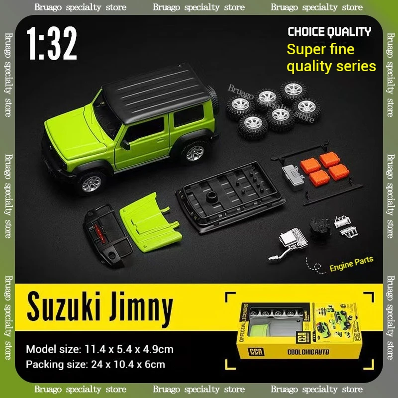 1: 42 Suzuki Jimny Modified Car Can Assemble Alloy Die Casting Simulation Model Collection Decoration Toys Children'S Gifts