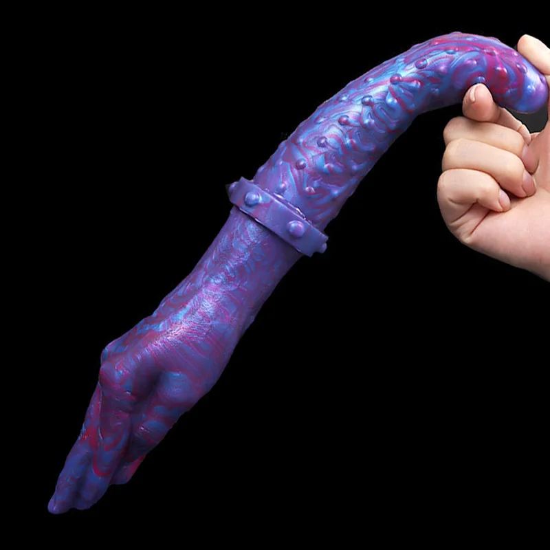 FRKO Double plug anal avec large poignée, produit sexuel, godemiché en silicone à gros poing, jouets érotiques pour femmes, stimulation clitoridienne, articles intimes_voghion.com