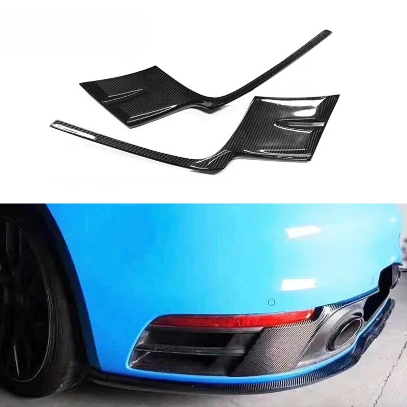 

Carbon Fiber Rear Air Splitters bodykit fit for Porsche 911 992 (Aerodynamic Wind Knives, Performance Upgrade)