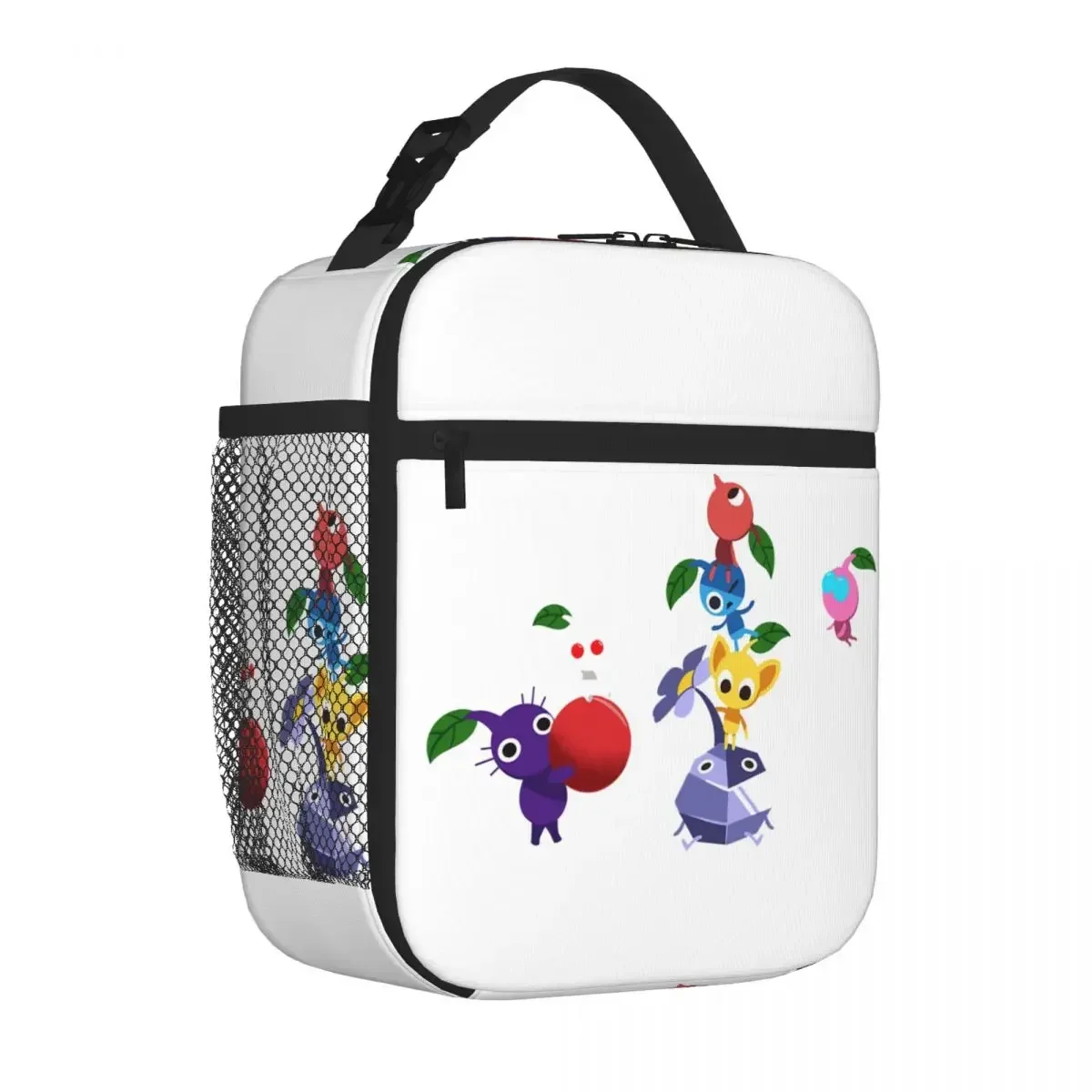 PIKMIN - Collage Of Characters Lunch Bags Insulated Lunch Tote Waterproof Thermal Bag Resuable Picnic Bags for Woman Work Kids