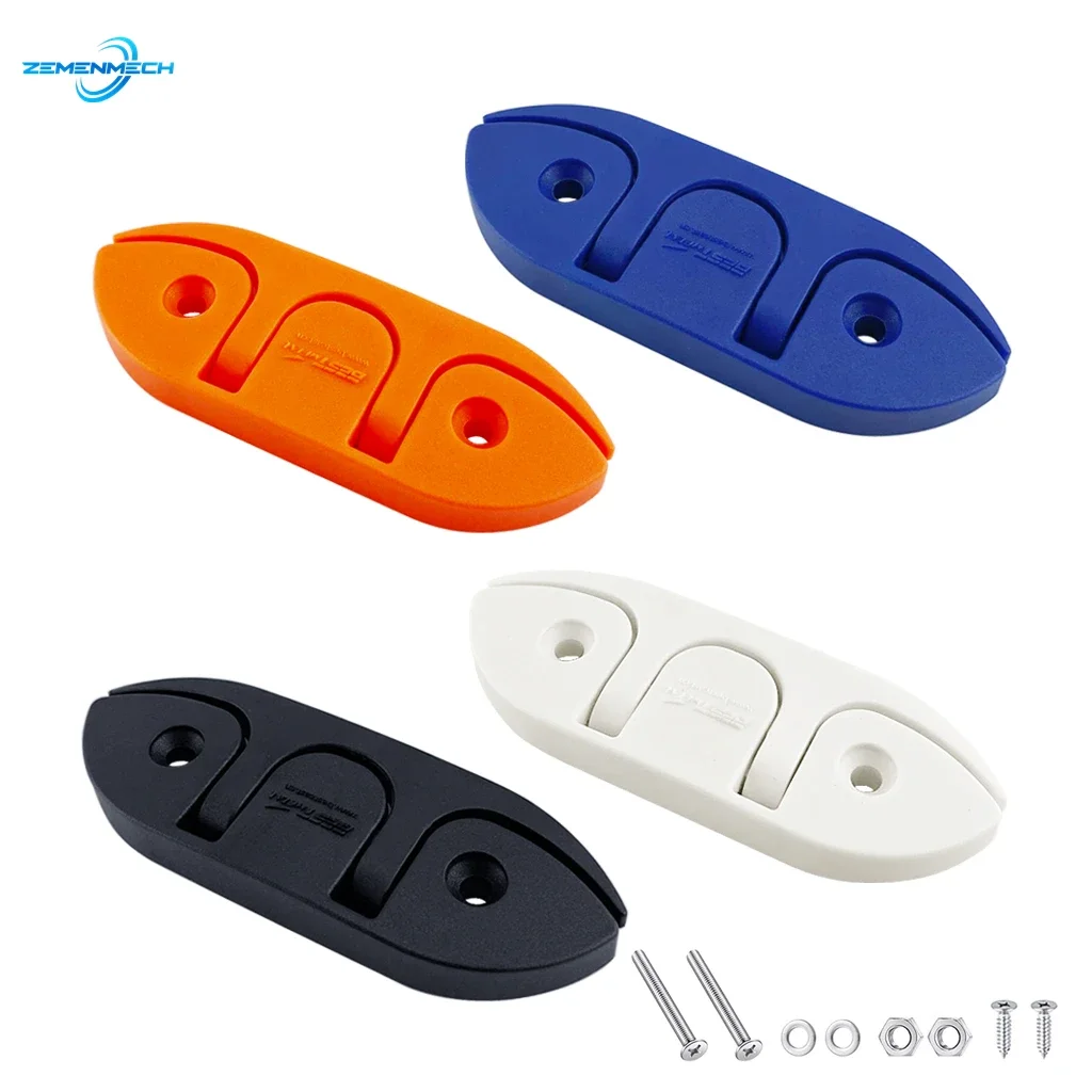 120mm Nylon Sailboats Flip Up Folding Pull Up Cleat Dock Deck Boat Marine Kayak Hardware Line Rope Mooring Cleat Accessories