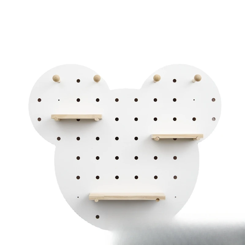 

Mouse, shape, hole board, wall hanging, storage rack, children's room, decoration, storage