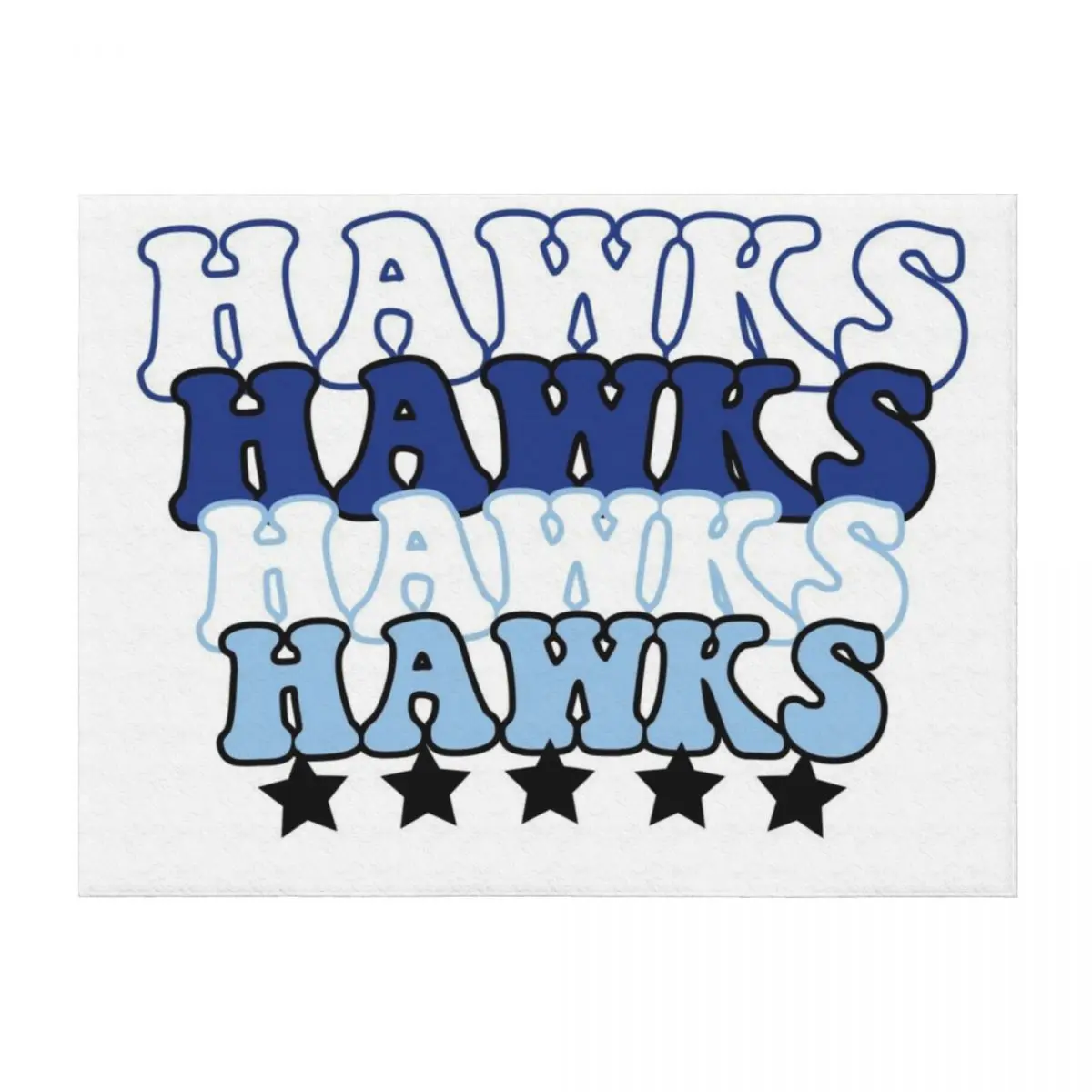 

RWU Hawks Pride Throw Blanket Luxury Brand Cute Plaid Plaid on the sofa Blankets