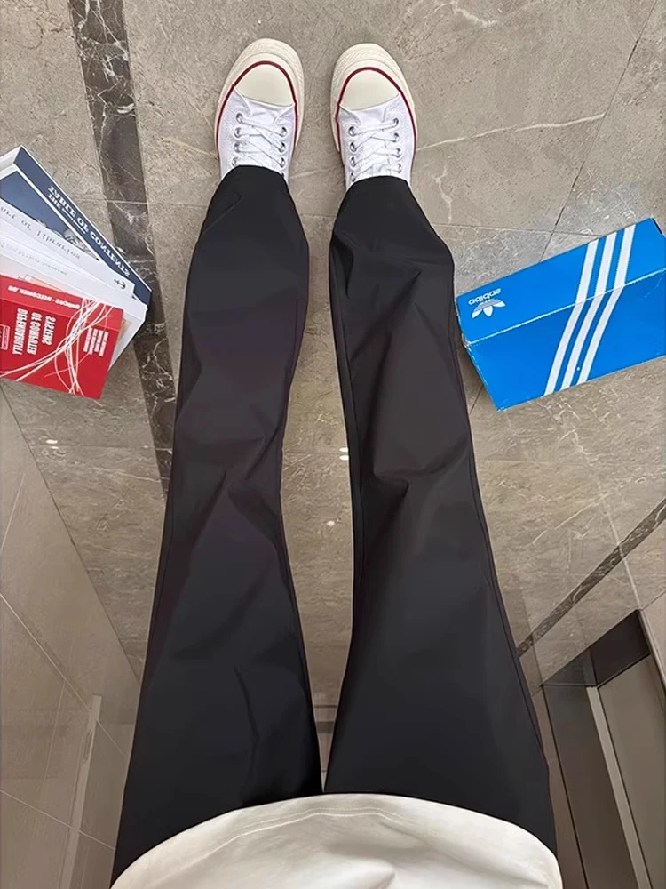 

American Sle Tee-Proof Lightweight Waterproof Sports Pants Men's Summer Thin Qui-Drng Casual Flared Straight Leg Trou...