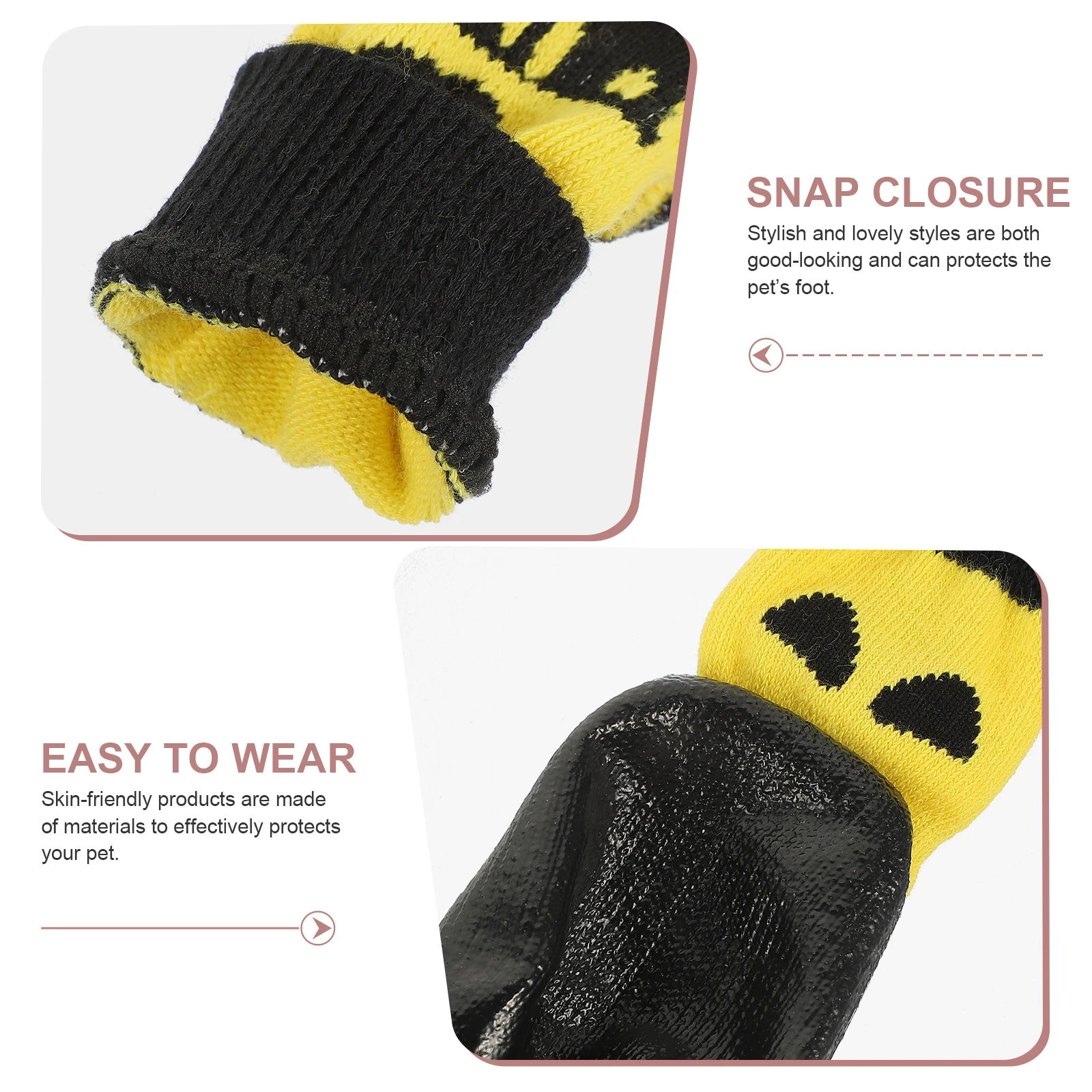 

Waterproof Dog Shoes Socks Fashionable Rubber Anti Slip Durable Breathing Paw Cover for Cats Dogs Pet Accessories