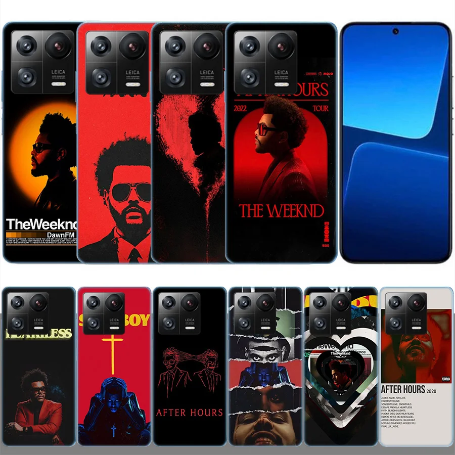 The W-Weeknd M-Minimalist P-Poster Clear Luxury For Xiaomi Mi 13 12 12T Pro 11 Ultra 11T 11i 10 10T 9 9T 8 Lite 6X 5X A3 CC9E A2