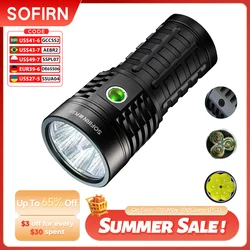 Sofirn Super mocna latarka LED Q8 Plus 16000 lm USB C 21700 akumulatorowa latarka Anduril 2.0 XHP50B ładowanie wsteczne