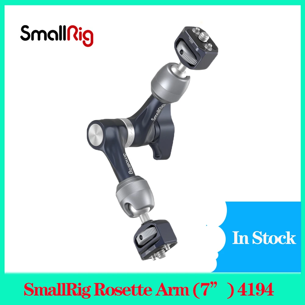 SmallRig Rosette Arm  7inch 4194 Magic Arm with Rosette Gear load 3 kg with 1/4