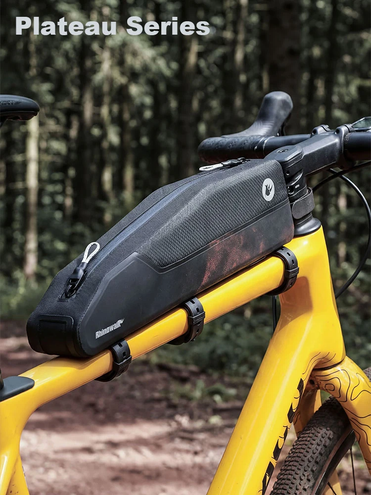 AliExpress Rhinowalk Bicycle Top Tube Bag Waterproof 2L Bike Front Tube Bag Cycling Frame Storage Pack For MTB Road Gravel Bike Accessory