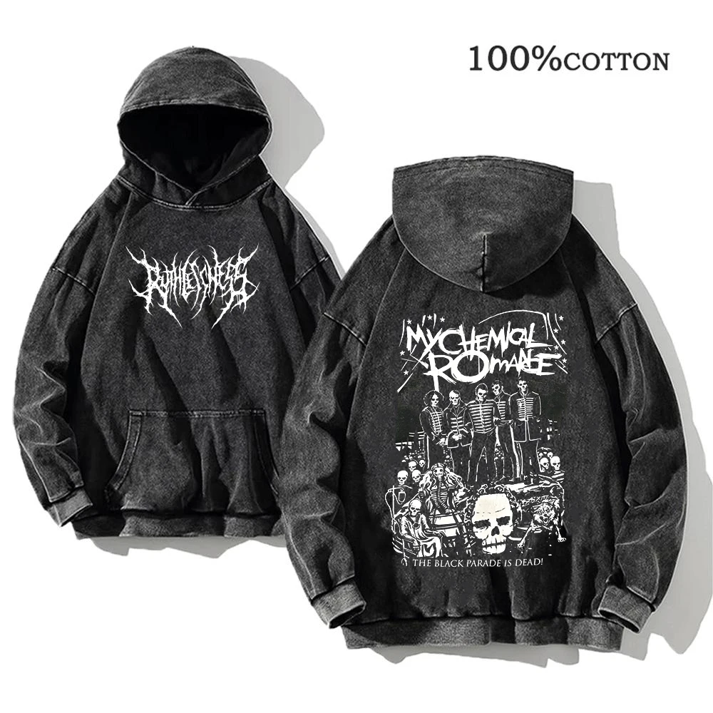 Y2k Print Hoodie Soft Slight Stretch Casual Long Sleeve Pullover Sweatshirt with Hood Regular Fit Machine Washable Unisex