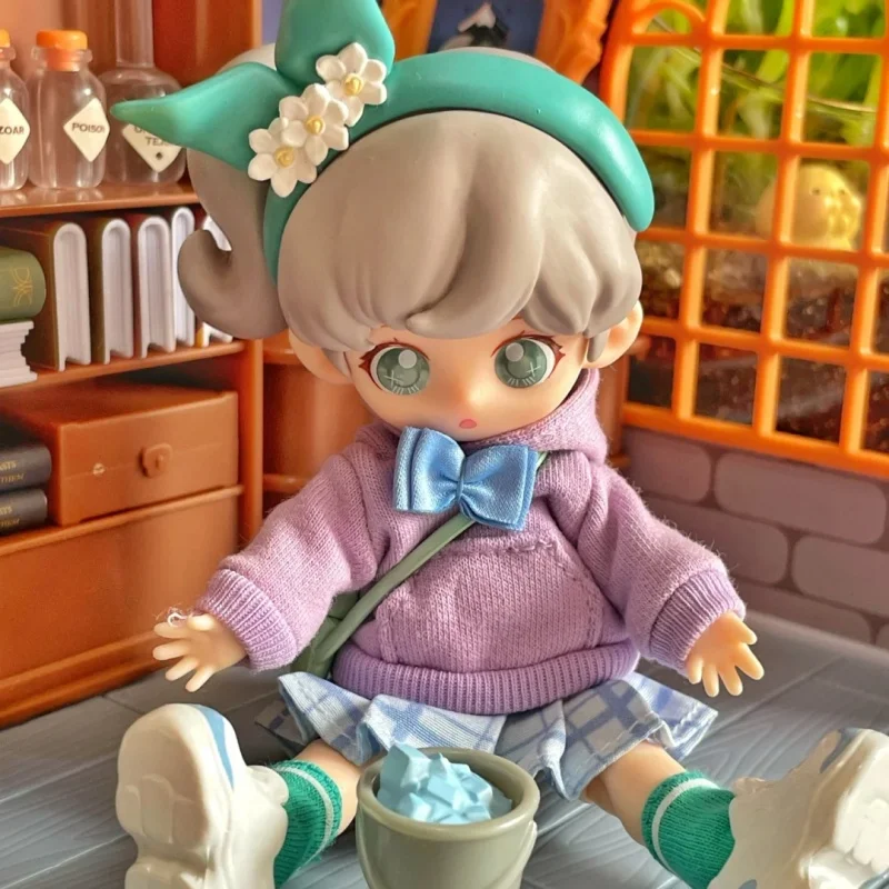 Simontoys Teennar High School Student's Club Series Blind Box Generasi Kedua Bjd Campus Moving Doll Ornaments Boneka Gadis Imut Hadiah