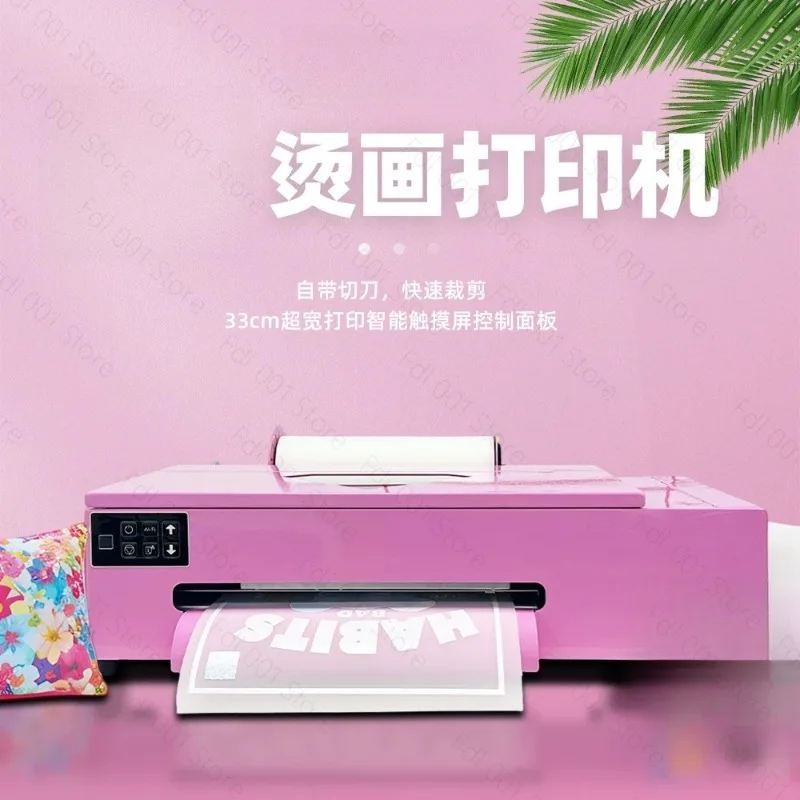 A3 DTF Printer White Ink Heat Transfer Printing Machine 33cm Print Width for T Shirt Garment Hoodie