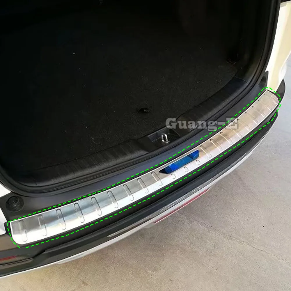 

For Honda CRV CR-V 2017 2018 2019 2020 2021 2022 External Outside Rear Bumper Panel Trunk Trim Cover Stainless Steel Plate Pedal