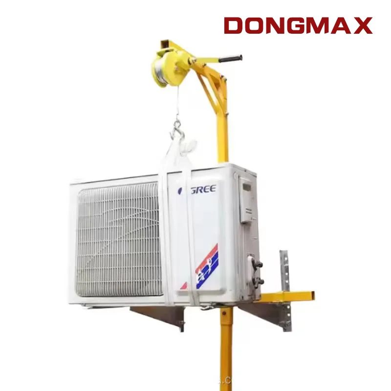 China Operated Small Crane for Home Use Air Conditioner Installation with Hand Chain 200KG Steel Wire Rope New - view 4