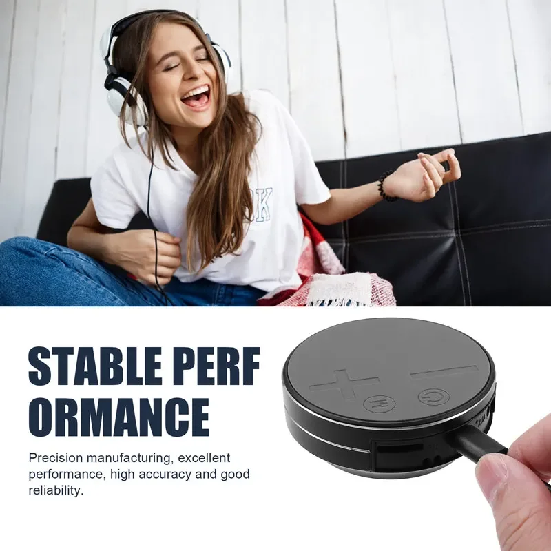 Altoparlante portatile a conduzione ossea, wireless con ventosa e cordino per risonanza su vetro o scatole cave, wireless portatili