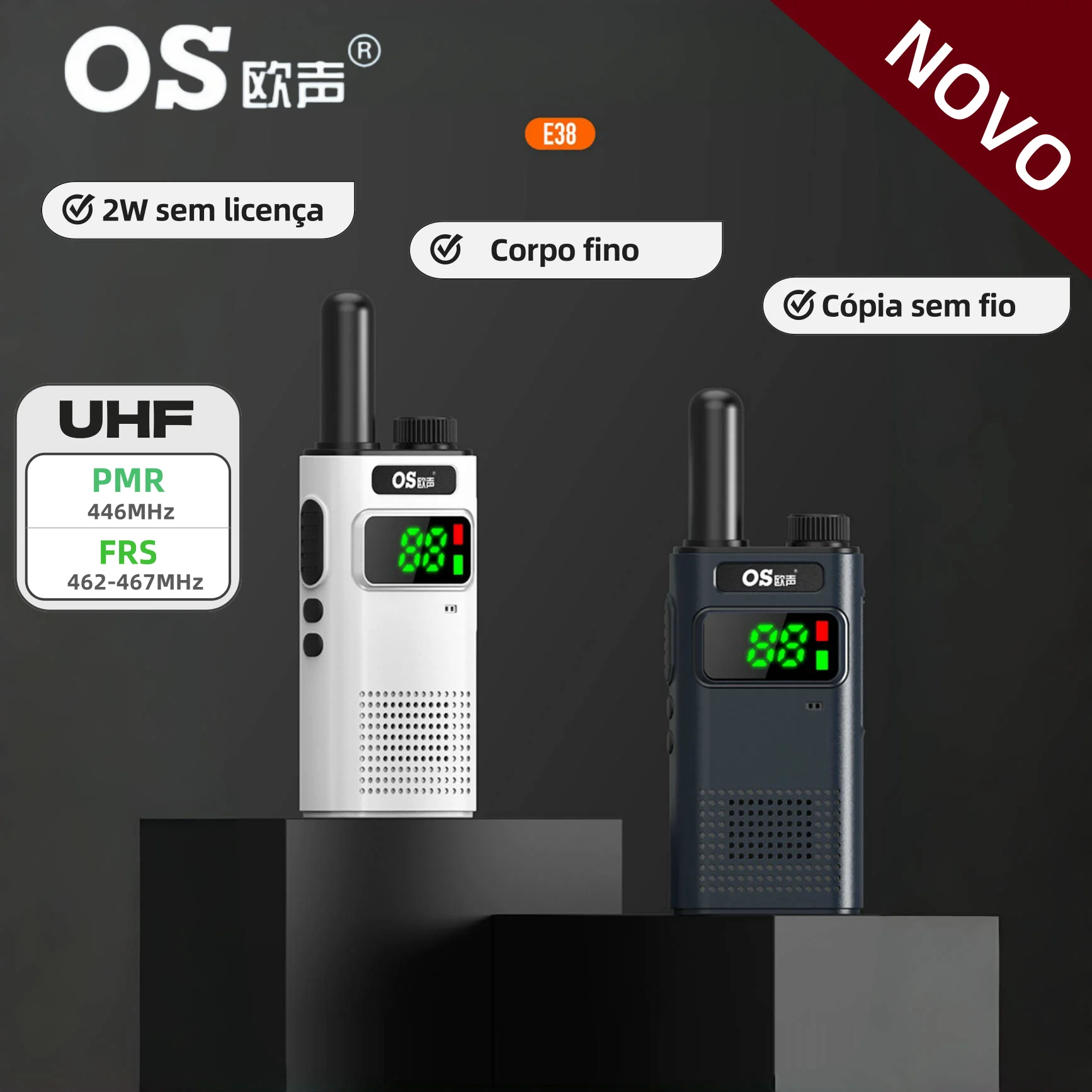 2pcs-uhf-long-range-walkie-talkie-type-c-fast-charge-vox-led-display-sos-scan-wireless-copy-two-way-radio