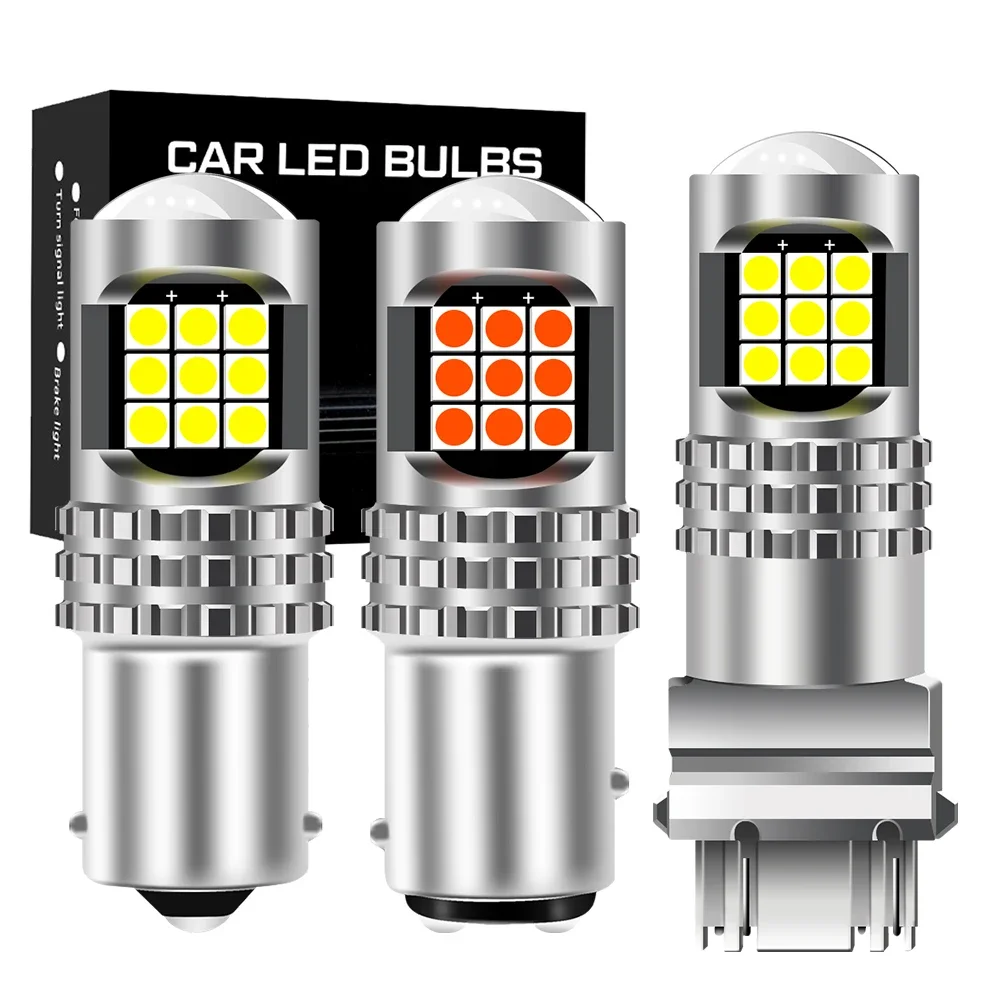 

2X 1200LM BA15S 1156 P21W PY21W BAU15S LED Bulb Car Reverse Light 7443 W21/5W 7440 WY21W 1157 P21/5W 3157 T25 T20 Brake Lights