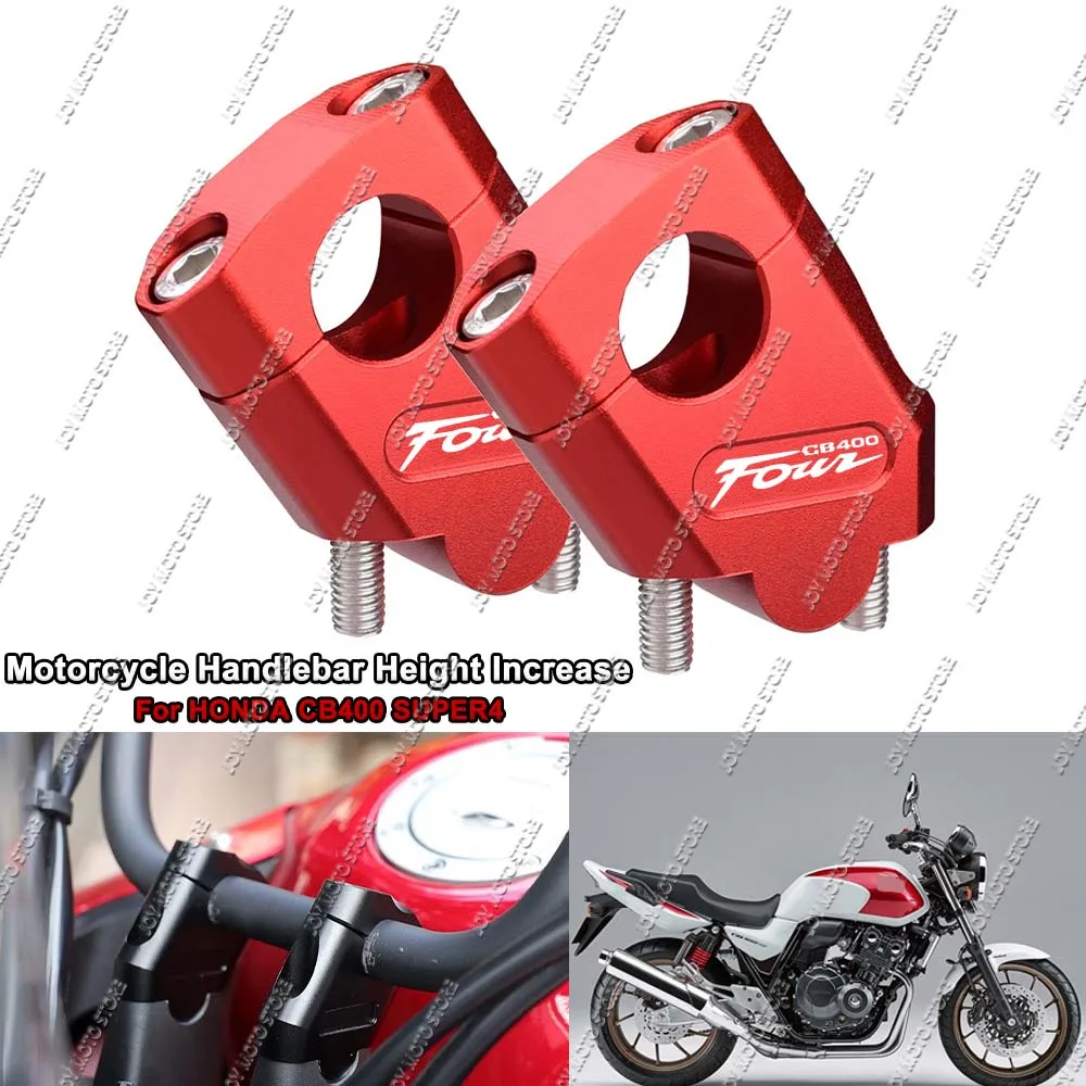 

For Honda CB400 Super4 Motorcycle Handlebar Riser Bar Mount Handle Clamp Better Upright Position