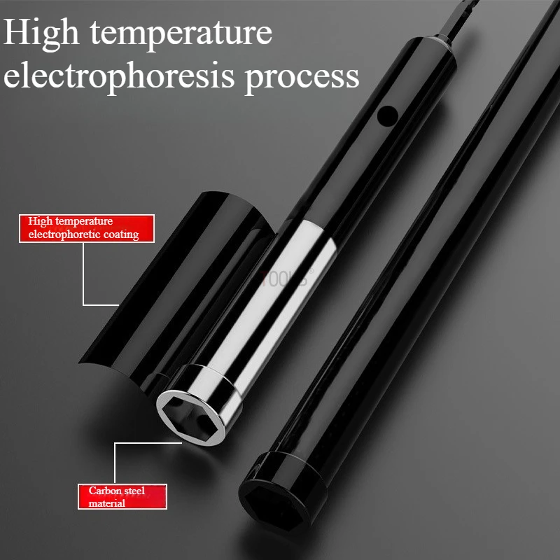 Kit adaptador de chave elétrica magnética, ferramenta de soquete hexagonal com resistência ao impacto, adequado para manutenção mecânica automotiva