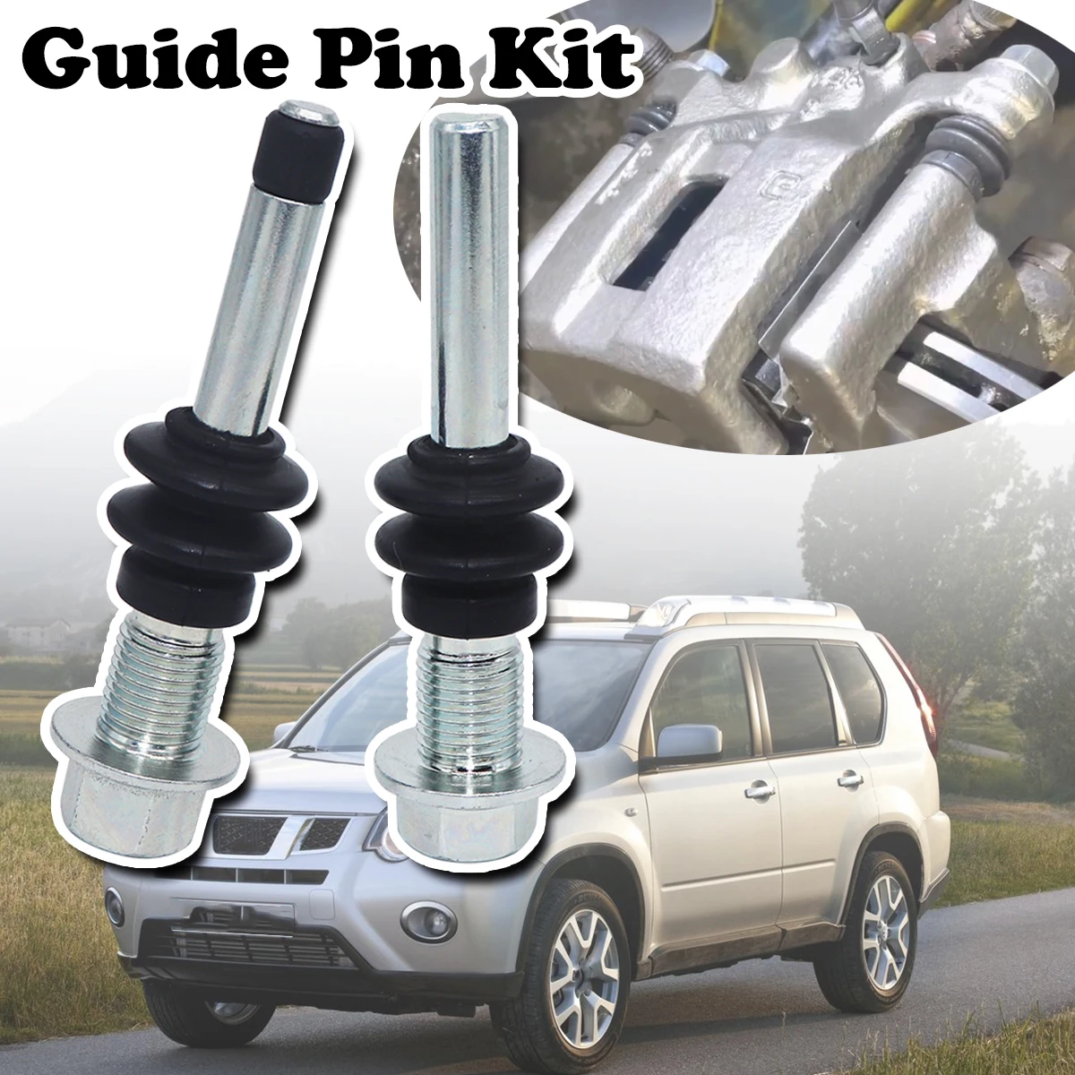 Rear Brake Caliper Cylinder Slider Guide Pin Left Right Disc Housing Bolt Spare Parts For Nissan X-Trail T30/T31 Murano Z50 Leaf
