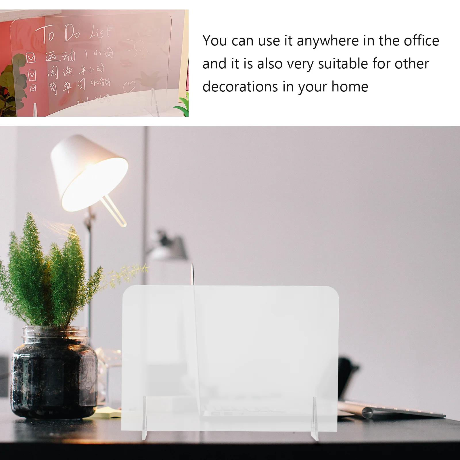 Acryl-Nachricht für Studenten, wiederverwendbares Notiztafel, transparente Malerei, Skizzenblock, Zuhause, Schule, Kindergarten, dekorativ