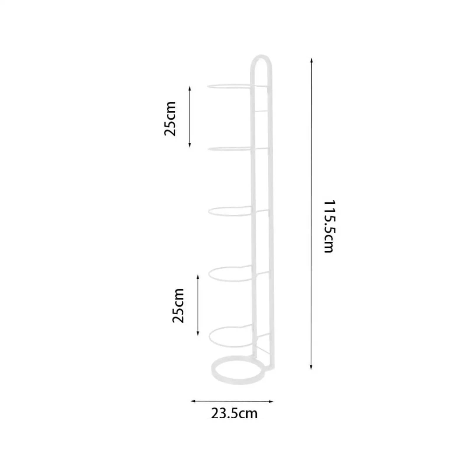 Rack de exibição de basquete de 5 camadas, rack de armazenamento de bolas, suporte multifuncional, prateleira vertical para bola de exercício de basquete em casa