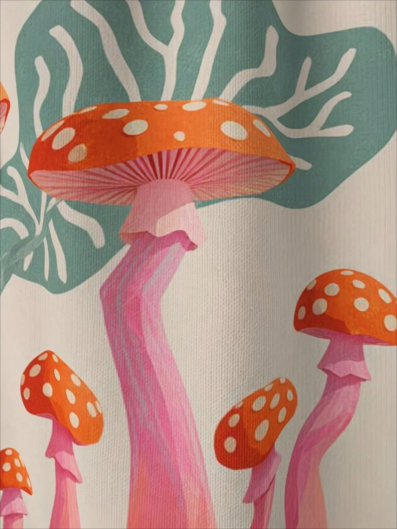 

Mens Polyester Boxer Briefs With Mushroom Print Comfortable Underwear
