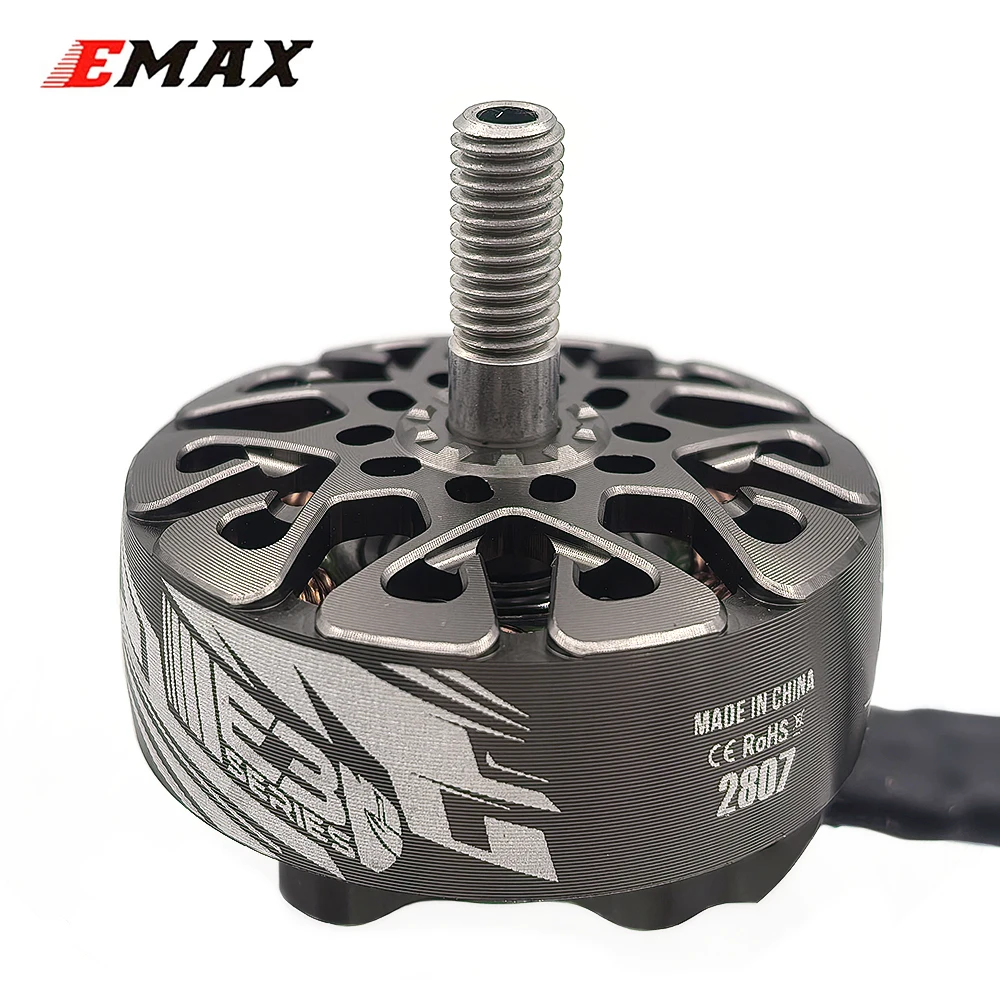 

EMAX ECOIII 2807 1300 кВ/1500 кВ/1700 кВ 3-6 с бесщеточным двигателем, вал 5 мм, совместимые пропеллеры 6-7 дюймов для гоночного дрона RC FPV